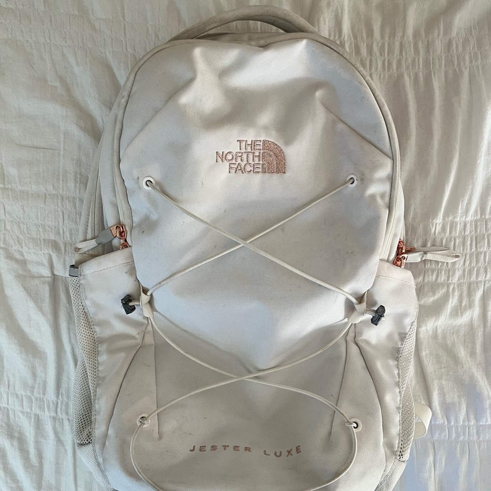 The North Face Jester Luxe Cream Backpack